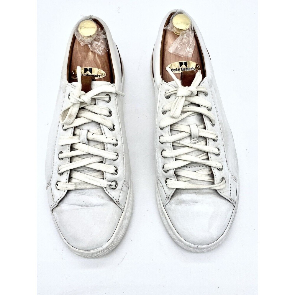 Johnson & Murphy White Men’s Leather Sneakers Size 9 Medium